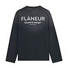 FLÂNEUR SOUND & DESIGN LONGSLEEVE T-SHIRT WASHED BLACK FLÂNEUR SOUND & DESIGN LONGSLEEVE T-SHIRT WASHED BLACK