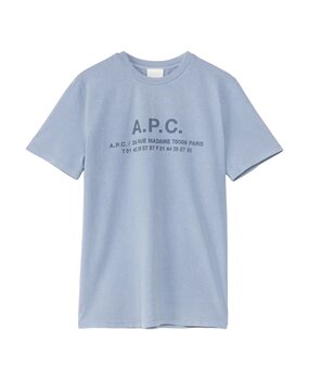 A.P.C. A.P.C. PARIS MANCHES COURTES ADRESSE T-SHIRT BLUE