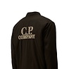 C.P. Company C.P. COMPANY CHROME-R GRAPHIC ZIPPED OVERSHIRT BLACK