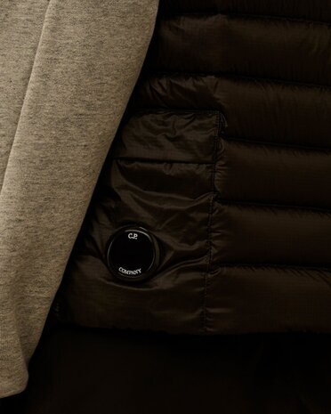 C.P. Company C.P. COMPANY D.D. SHELL DOWN LENS GILET BLACK