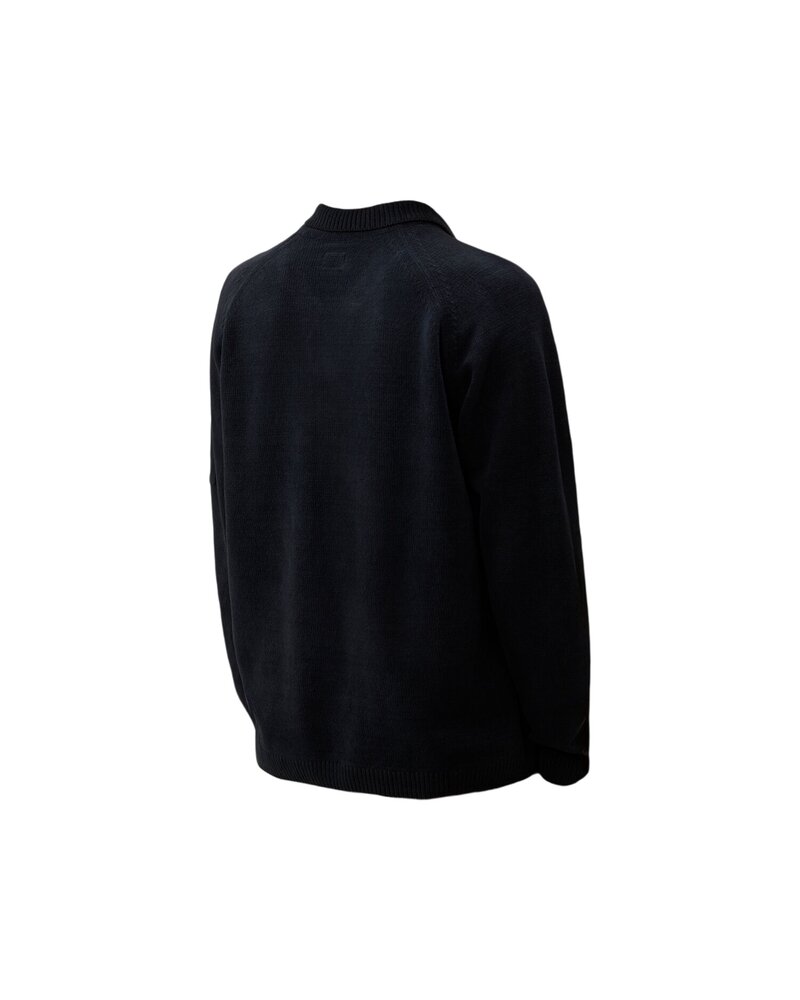 C.P. Company C.P. COMPANY COTTON CHENILLE POLO LENS SWEATER MARINE