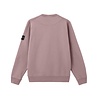Stone Island STONE ISLAND ORGANIC COTTON FLEECE SWEATER PURPLE GREY
