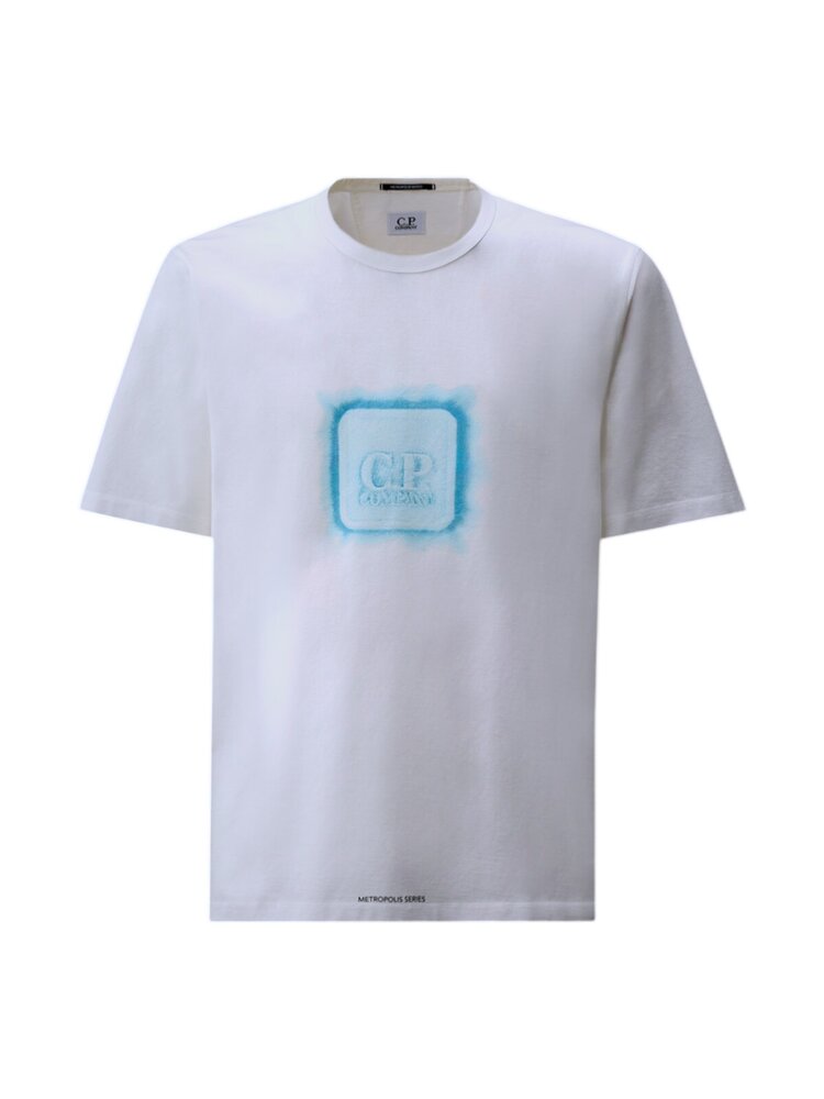C.P. Company C.P. COMPANY METROPOLIS SERIES MERCERIZED JERSEY T-SHIRT WHITE