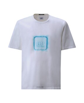 C.P. Company C.P. COMPANY METROPOLIS SERIES MERCERIZED JERSEY T-SHIRT WHITE
