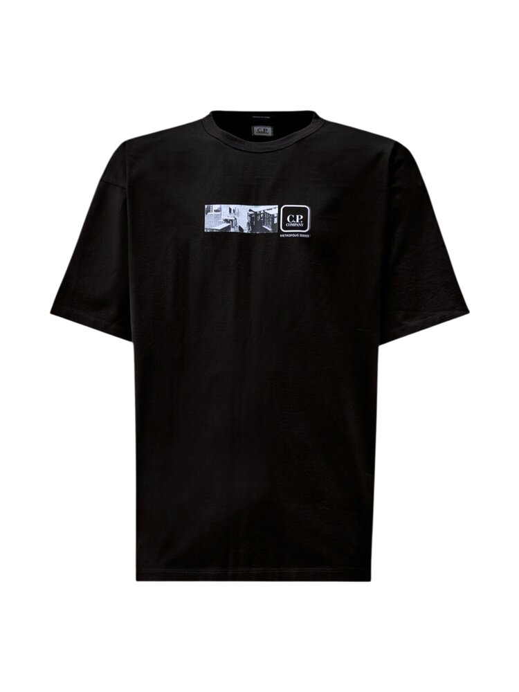 C.P. Company C.P. COMPANY METROPOLIS SERIES MERCERIZED JERSEY BLACK C.P. Company C.P. COMPANY METROPOLIS SERIES MERCERIZED JERSEY BLACK