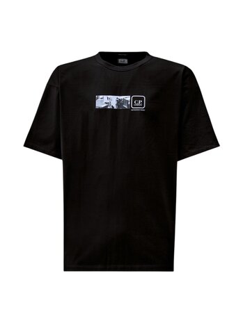 C.P. Company C.P. COMPANY METROPOLIS SERIES MERCERIZED JERSEY BLACK C.P. Company C.P. COMPANY METROPOLIS SERIES MERCERIZED JERSEY BLACK
