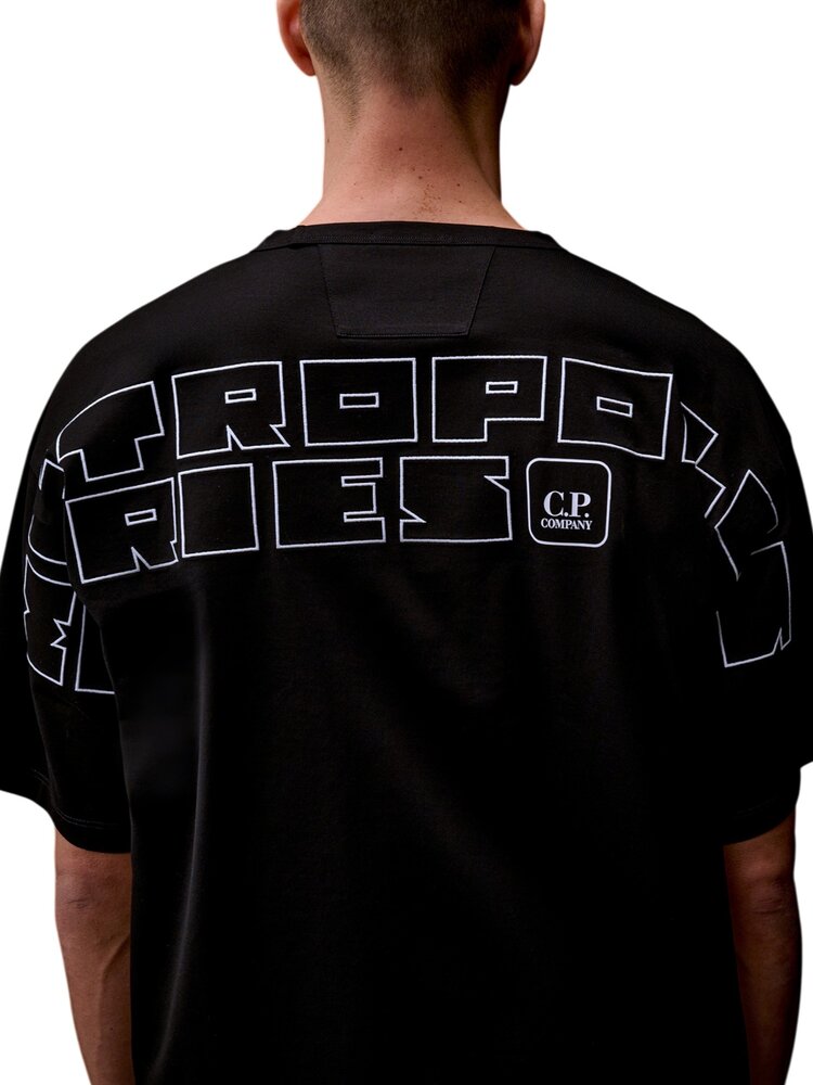 C.P. Company C.P. COMPANY METROPOLIS SERIES MERCERIZED JERSEY BLACK C.P. Company C.P. COMPANY METROPOLIS SERIES MERCERIZED JERSEY BLACK