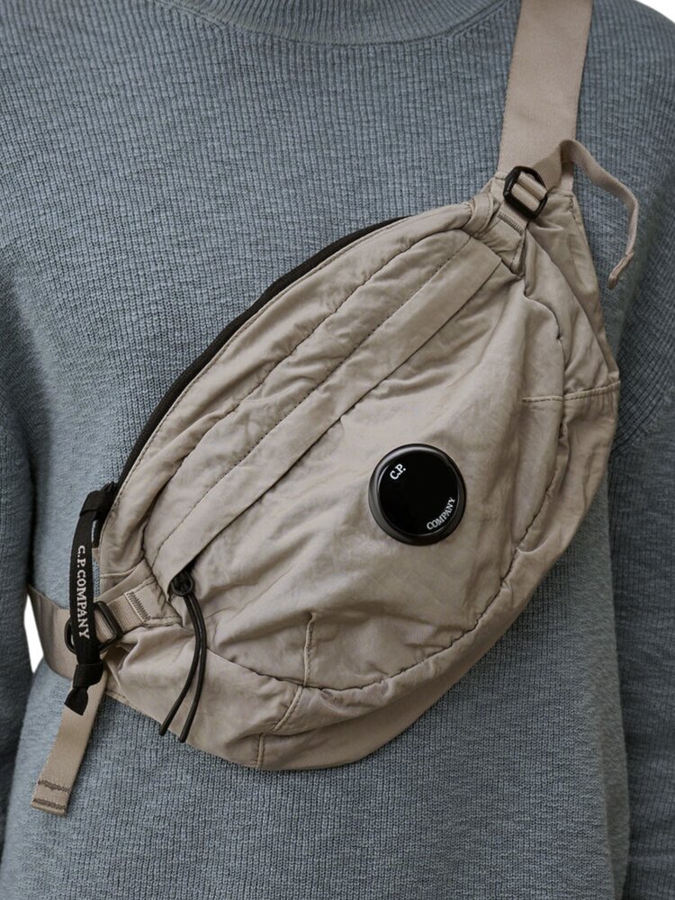 C.P. Company C.P. COMPANY NYLON B WAISTBAG DOVE BEIGE