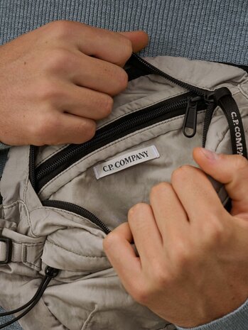 C.P. Company C.P. COMPANY NYLON B WAISTBAG DOVE BEIGE
