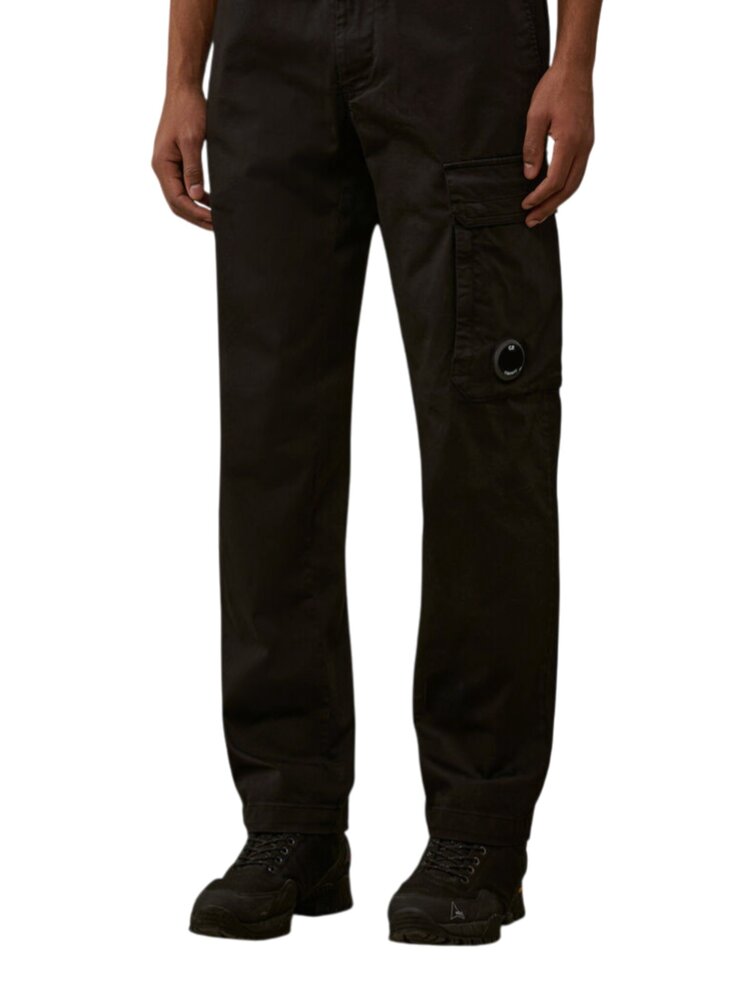 C.P. Company C.P. COMPANY STRETCH SATEEN CARGO PANTS BLACK C.P. Company C.P. COMPANY STRETCH SATEEN CARGO PANTS BLACK