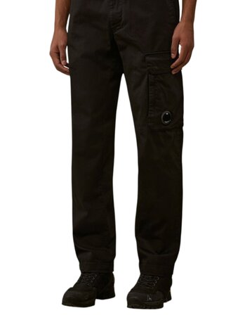 C.P. Company C.P. COMPANY STRETCH SATEEN CARGO PANTS BLACK C.P. Company C.P. COMPANY STRETCH SATEEN CARGO PANTS BLACK