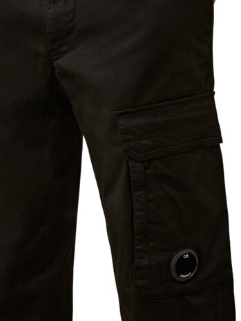 C.P. Company C.P. COMPANY STRETCH SATEEN CARGO PANTS BLACK C.P. Company C.P. COMPANY STRETCH SATEEN CARGO PANTS BLACK