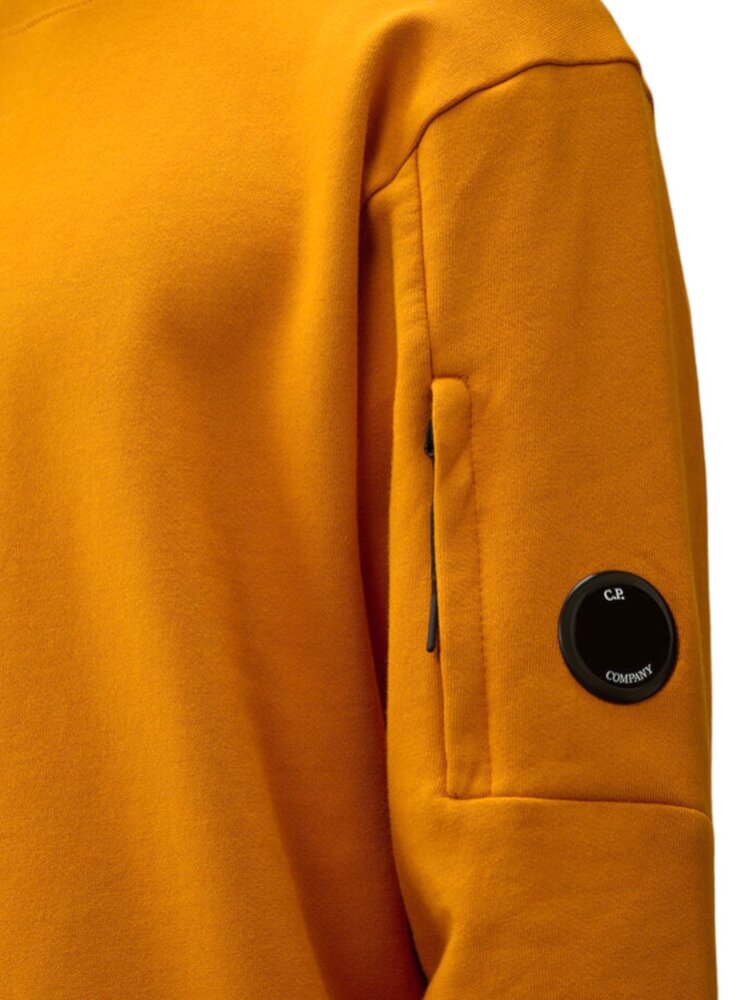 C.P. Company C.P. COMPANY DIAGONAL RAISED FLEECE CREWNECK LENS SWEATER DESERT ORANGE