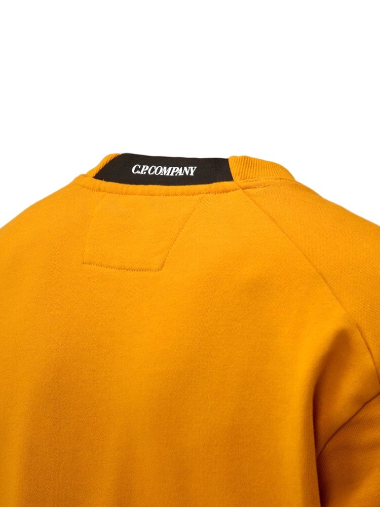 C.P. Company C.P. COMPANY DIAGONAL RAISED FLEECE CREWNECK LENS SWEATER DESERT ORANGE
