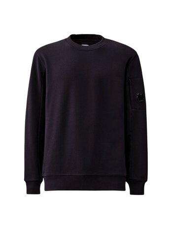 C.P. Company C.P. COMPANY DIAGONAL RAISED FLEECE CREWNECK LENS SWEATER TOTAL ECLIPSE
