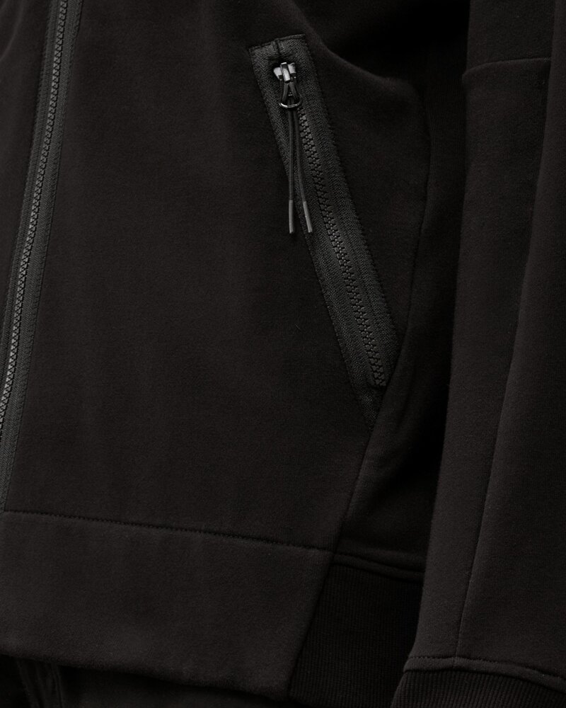 C.P. Company C.P. COMPANY DIAGONAL RAISED FLEECE GOGGLE SWEATVEST BLACK