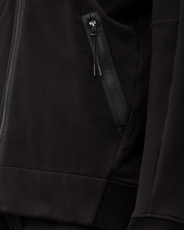 C.P. Company C.P. COMPANY DIAGONAL RAISED FLEECE GOGGLE SWEATVEST BLACK