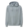 C.P. Company COTTON DIAGONAL FLEECE HOODED LENS SWEATSHIRT MISTY BLUE