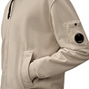 C.P. Company C.P. COMPANY COTTON DIAGONAL FLEECE ZIP LENS SWEATSHIRT DEW