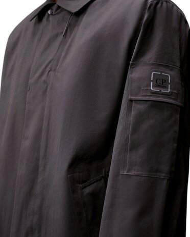 C.P. Company C.P. COMPANY METROPOLIS SERIES HYST COAT GUNMETAL GREY
