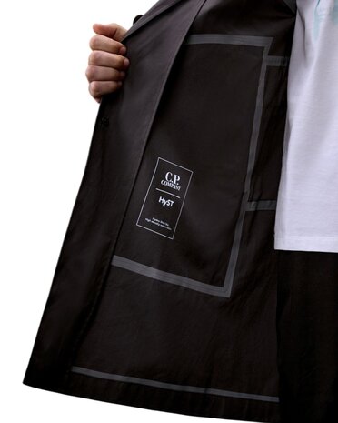 C.P. Company C.P. COMPANY METROPOLIS SERIES HYST COAT GUNMETAL GREY