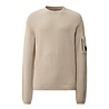 C.P. Company C.P. COMPANY COTTON SEA ISLAND RIBS CREWNECK LENS SWEATER DEW