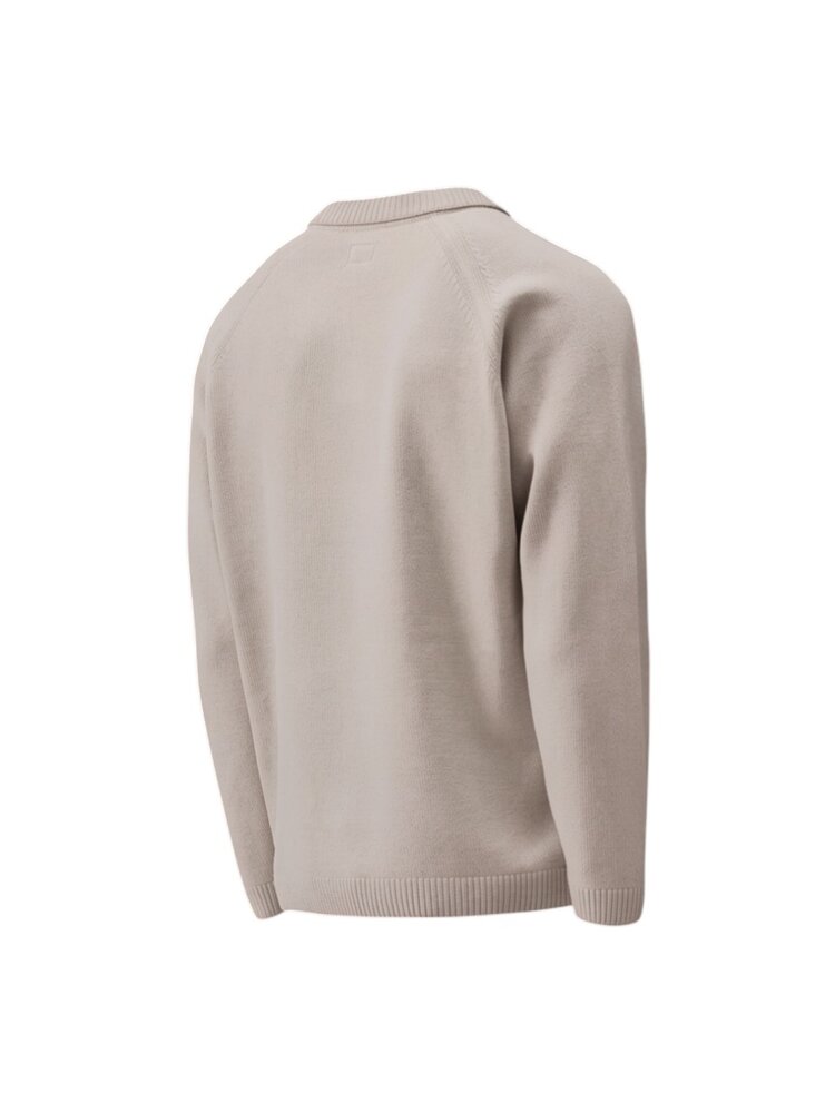 C.P. Company C.P. COMPANY COTTON CHENILLE POLO LENS SWEATER DOVE