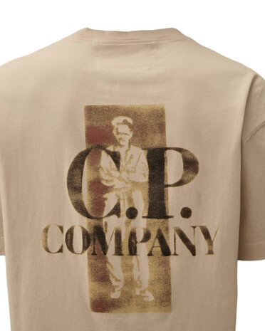 C.P. Company C.P. COMPANY 30/1 JERSEY COMFORT LOGO T-SHIRT DEW C.P. Company C.P. COMPANY 30/1 JERSEY COMFORT LOGO T-SHIRT DEW