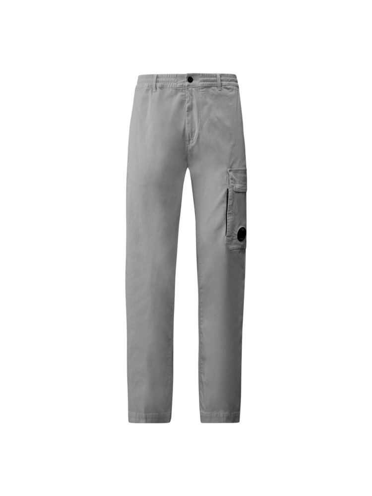 C.P. Company C.P. COMPANY STRETCH SATEEN REGULAR CARGO PANTS DOVE GREY