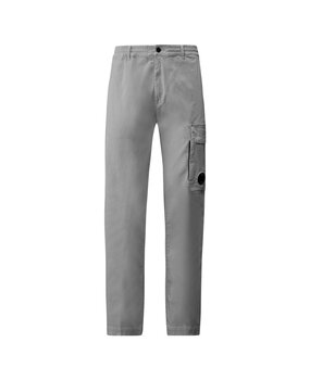 C.P. Company C.P. COMPANY STRETCH SATEEN REGULAR CARGO PANTS DOVE GREY