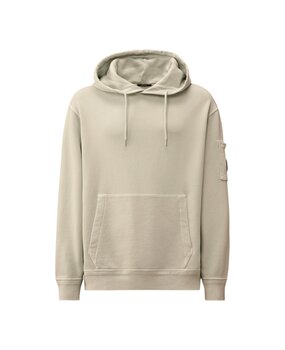 C.P. Company C.P. COMPANY DIAGONAL FLEECE HOODED LENS SWEATER DEW