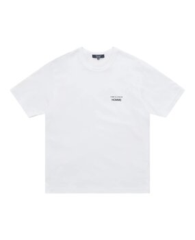 Comme des Garcons Homme COMME DES GARÇONS HOMME LOGO T-SHIRT WHITE