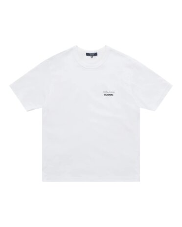 Comme des Garcons Homme COMME DES GARÇONS HOMME LOGO T-SHIRT WHITE