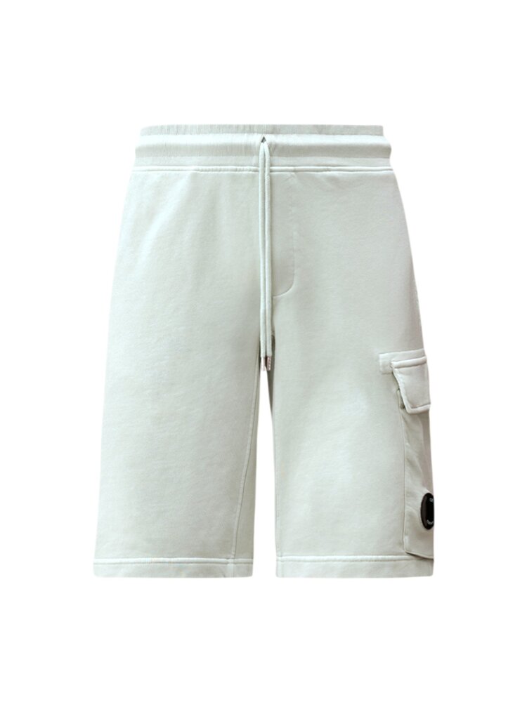 C.P. Company C.P. COMPANY COTTON DIAGONAL FLEECE CARGO SWEATSHORTS MISTY BLUE
