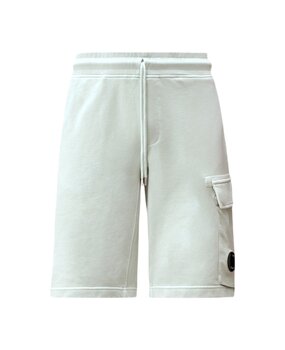 C.P. Company C.P. COMPANY COTTON DIAGONAL FLEECE CARGO SWEATSHORTS MISTY BLUE