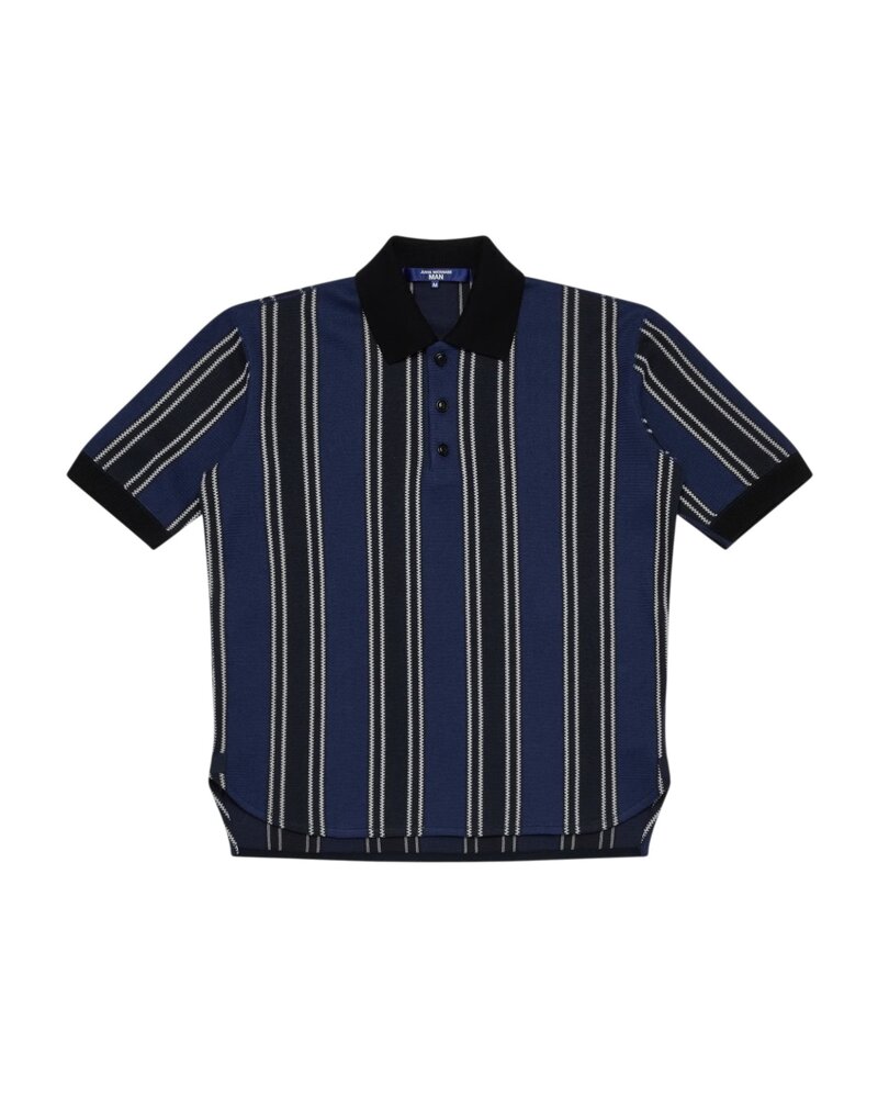 Commes des Garcons Junya Watanabe COMME DES GARÇONS JUNYA WATANABE POLO SHIRT NAVY