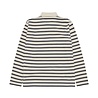 Commes des Garcons Junya Watanabe COMME DES GARÇONS JUNYA WATANABE STRIPED LONGSLEEVE POLO NATURAL/NAVY