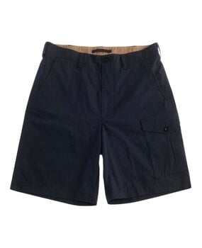 Ten C TEN C STRAIGHT-LEG PIECE DYED SHORTS NAVY