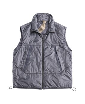 Ten C TEN C PIECE DYED RIP STOP BODYWARMER VEST GREY