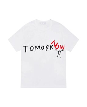 Comme des Garcons Shirt COMME DES GARÇONS SHIRT TOMORRNOW T-SHIRT WHITE