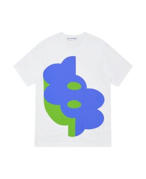 Comme des Garcons Shirt COMME DES GARÇONS SHIRT PATTERN T-SHIRT WHITE