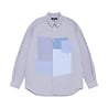 Comme des Garcons Homme COMME DES GARÇONS SHIRT PATCHWORK SHIRT GREY/MIX