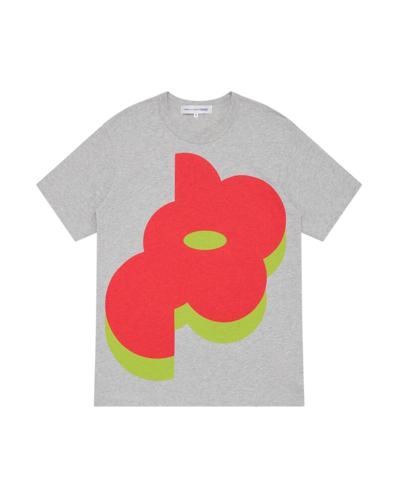 Comme des Garcons Shirt COMME DES GARÇONS SHIRT PATTERN T-SHIRT GREY