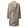 C.P. Company C.P. COMPANY TWILL FISHTAIL LENS CAR COAT DOVE GREY