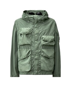 C.P. Company C.P. COMPANY FLATT NYLON GOGGLE JACKET LAUREL GREEN