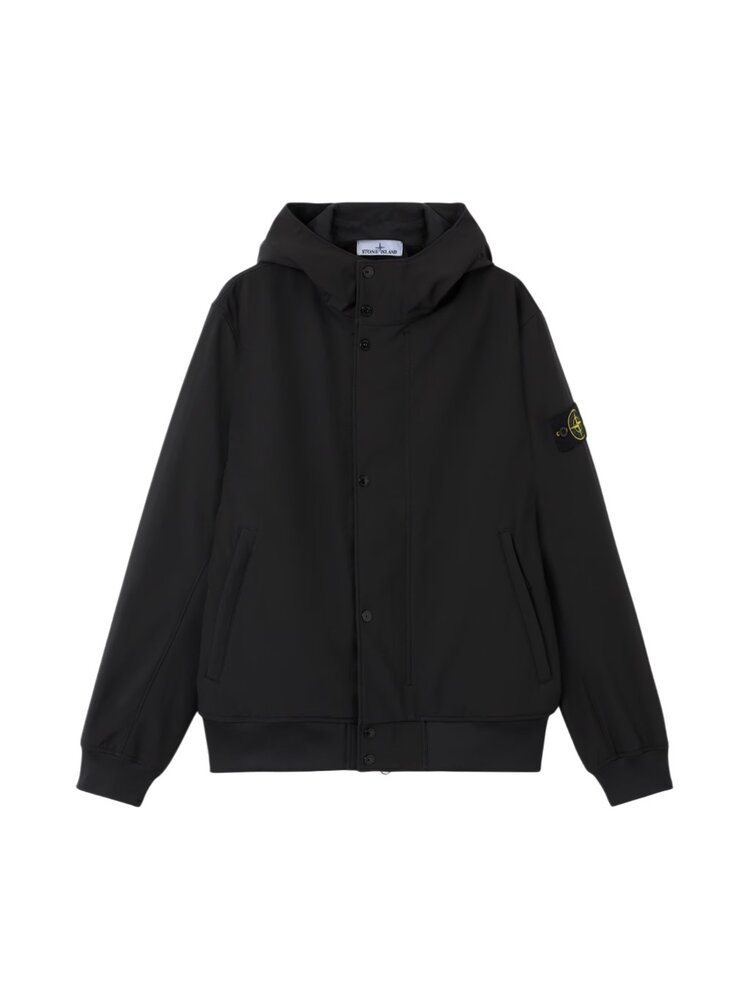 Stone Island STONE ISLAND LIGHT SOFT SHELL-R BLACK