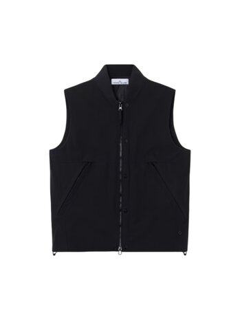 Stone Island STONE ISLAND SOFT SHELL-R BODYWARMER BLACK
