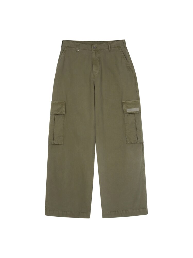 FLÂNEUR RIPSTOP CARGO PANTS KHAKI GREEN