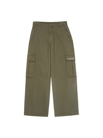 FLÂNEUR RIPSTOP CARGO PANTS KHAKI GREEN