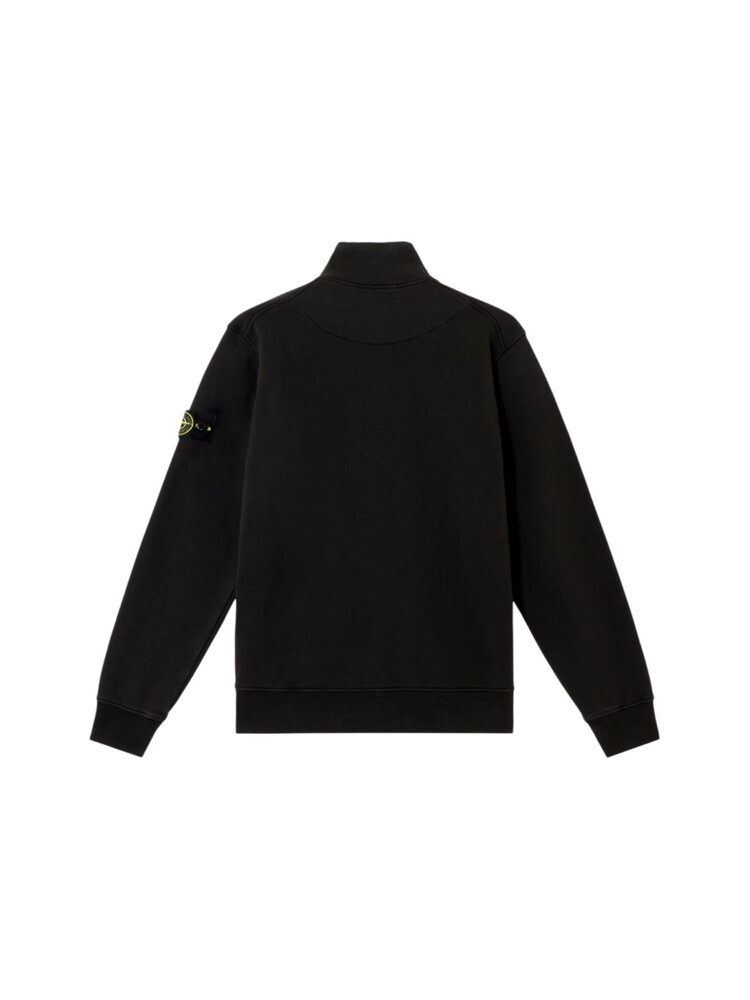 Stone Island STONE ISLAND ORGANIC COTTON FLEECE VEST BLACK